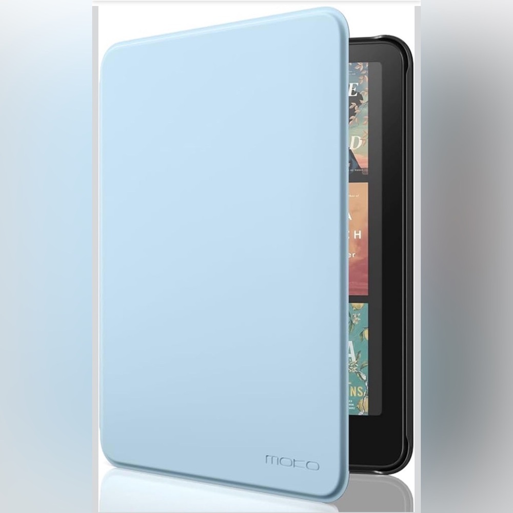 Blue Tablet with Black Screen